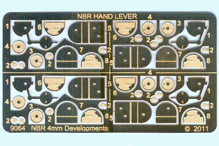 Point Hand Levers (NBR) - etch