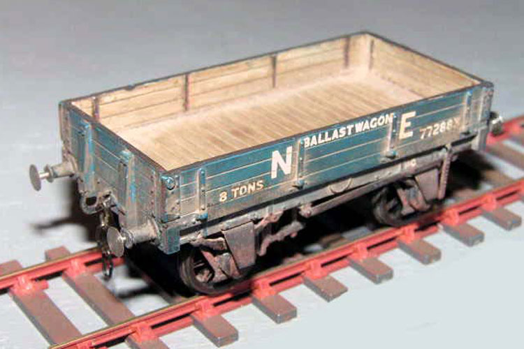 Dia. 3b 8T 3 Plank Dropside 7’7” width - as goods wagon: 9101