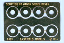 Scottish Private Owner wagon wheel discs