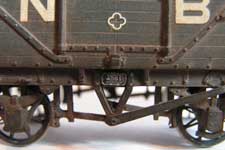 Wagon number plate on NBR Jubilee wagon (from kit 9074) - photo 2