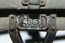Wagon number plate on NBR Jubilee wagon (from kit 9074) - photo 3